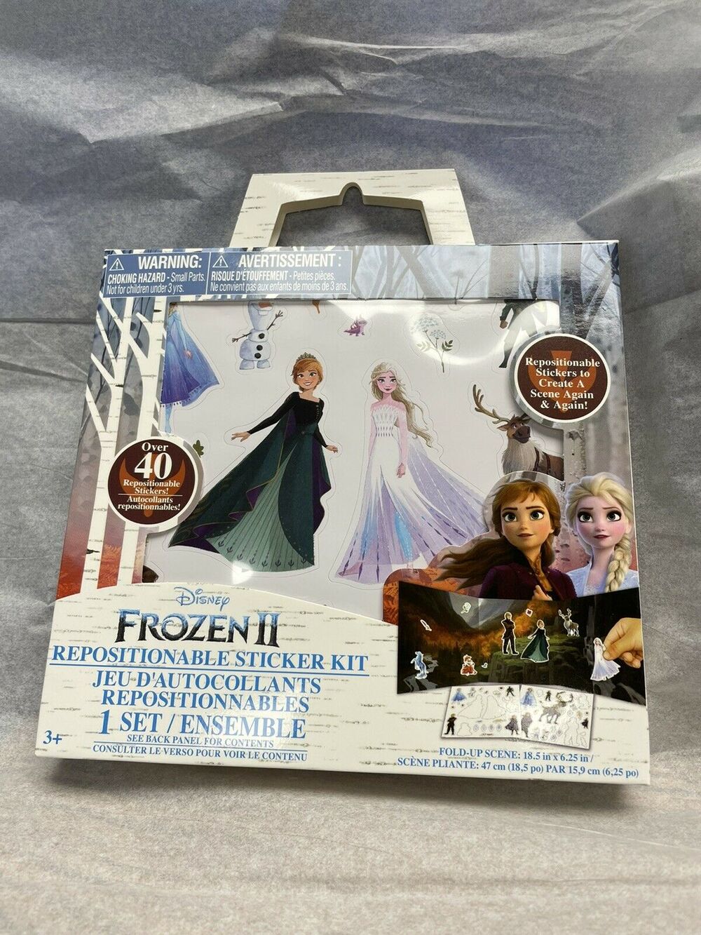 Disney Frozen II Repositionable Sticker Kit(40+ Stickers)